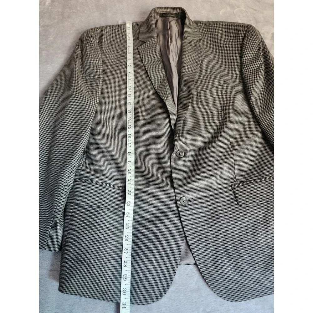 Michael Kors Sport Coat Men's 44s Houndstooth Two Button Jacket Suit Blazer 44
